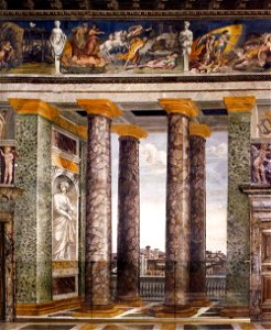 Peruzzi Sala delle Prospettive, Villa Farnesina, Rome 04