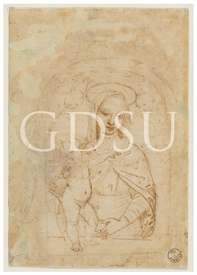 Perugino - scuola - inv 503 E r.