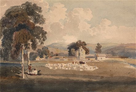 Peter DeWint - A Yorkshire Farm - Google Art Project