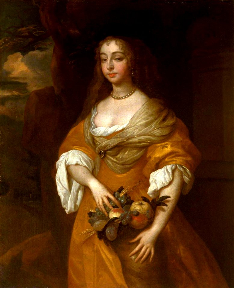 Peter Lely (1618-1680) (studio of) - Jane Needham (1645–1692), Mrs Charles Myddelton - 1257114 - National Trust