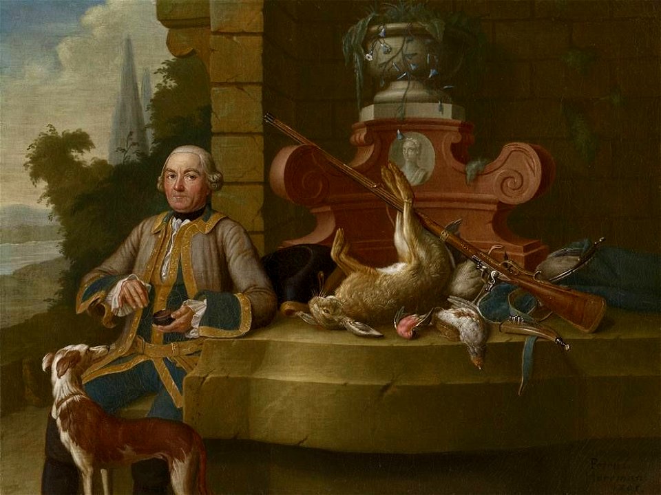 Peter Jacob Horemans - Jagdstillleben mit Jäger - 2994 - Bavarian State Painting Collections