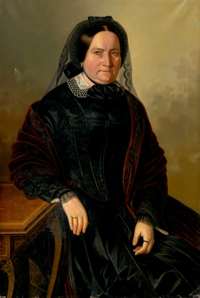 Peter Michal Bohúň - Charlota Ballová, rod. Hoffmannová - O 5125 - Slovak National Gallery