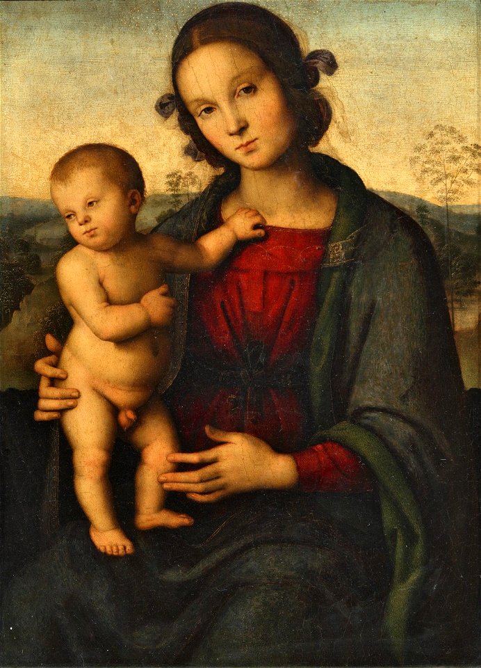 Perugino workshop - Madonna and Child. First decade of XVI century, Ж-2665