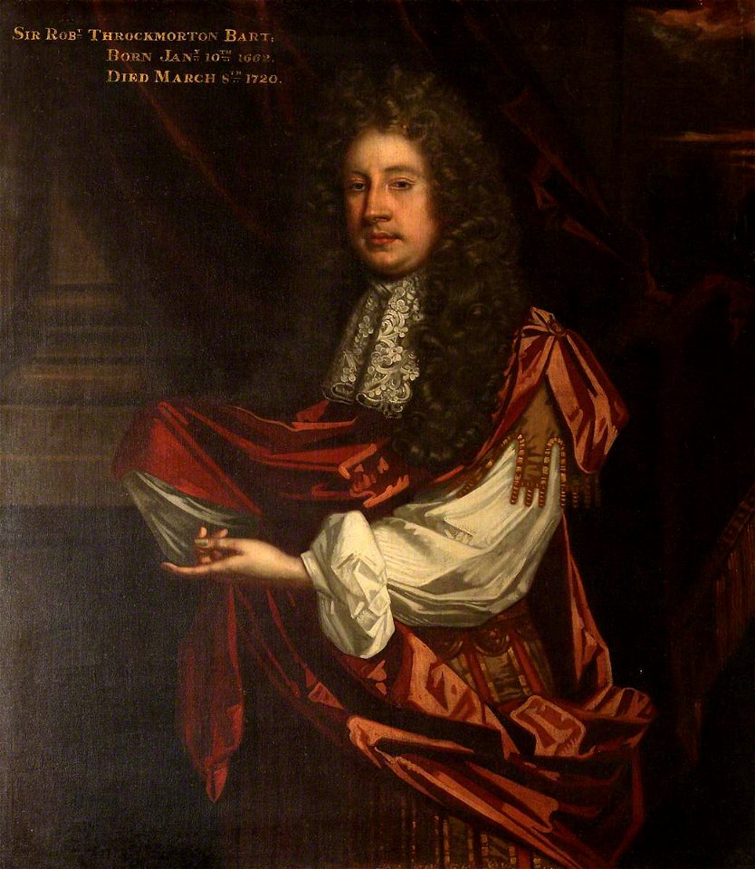 Peter Lely (1618-1680) (style of) - Sir Robert Throckmorton (1662–1720), 3rd Bt - 135582 - National Trust