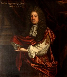 Peter Lely (1618-1680) (style of) - Sir Robert Throckmorton (1662–1720), 3rd Bt - 135582 - National Trust