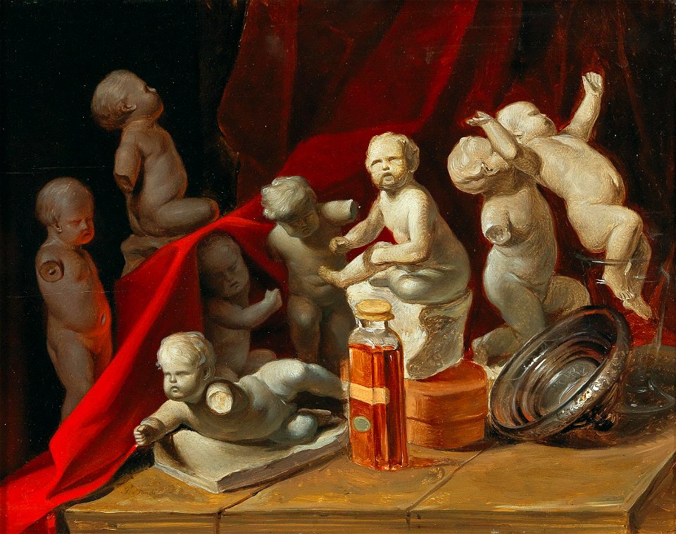 Peter Fendi - Still Life with Putti