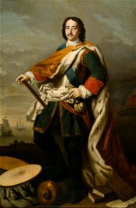 Peter I, 1672-1725, kejsare av Ryssland (Jacopo Amigoni) - Nationalmuseum - 35093