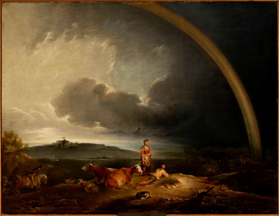 Peter Francis Bourgeois - Landscape with a rainbow - 129449 - National Museum in Warsaw