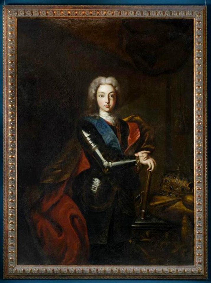 Peter II in armour by anonymous (18 c., Kremlin museum)