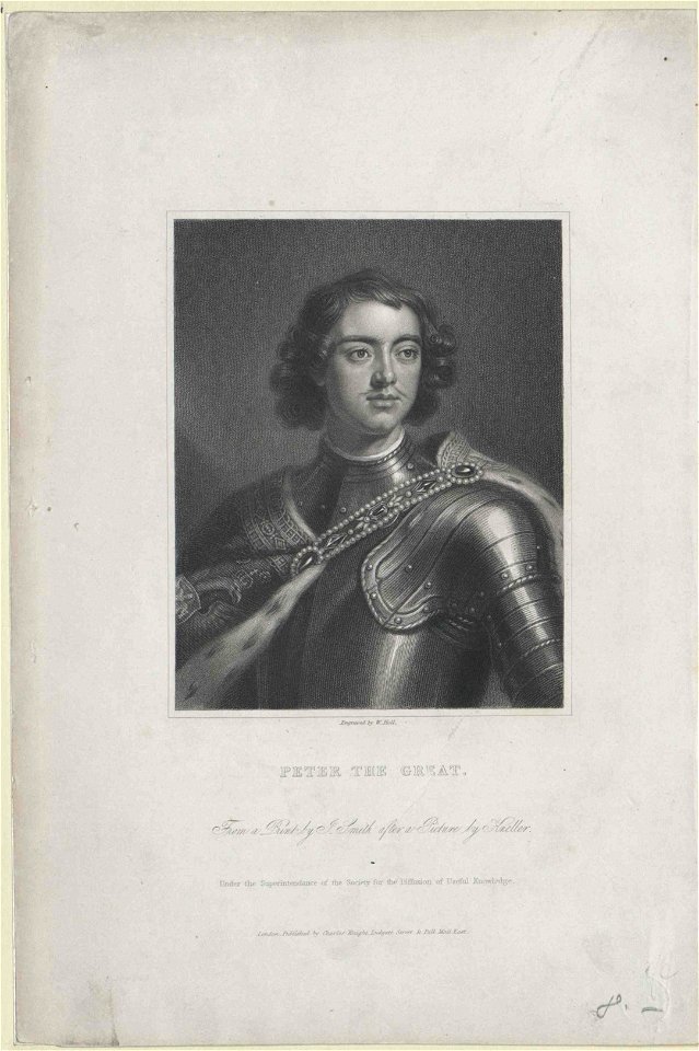 Peter I after Kneller (engraving) 02