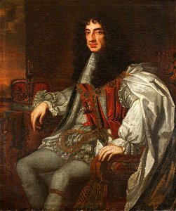 Peter Lely (1618-1680) (after) - Charles II (1630–1685), in Garter Robes - 1151318 - National Trust