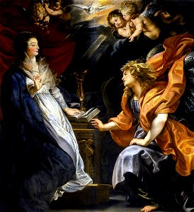 Peter Paul Rubens - Annunciation - WGA20189. Free illustration for personal and commercial use.