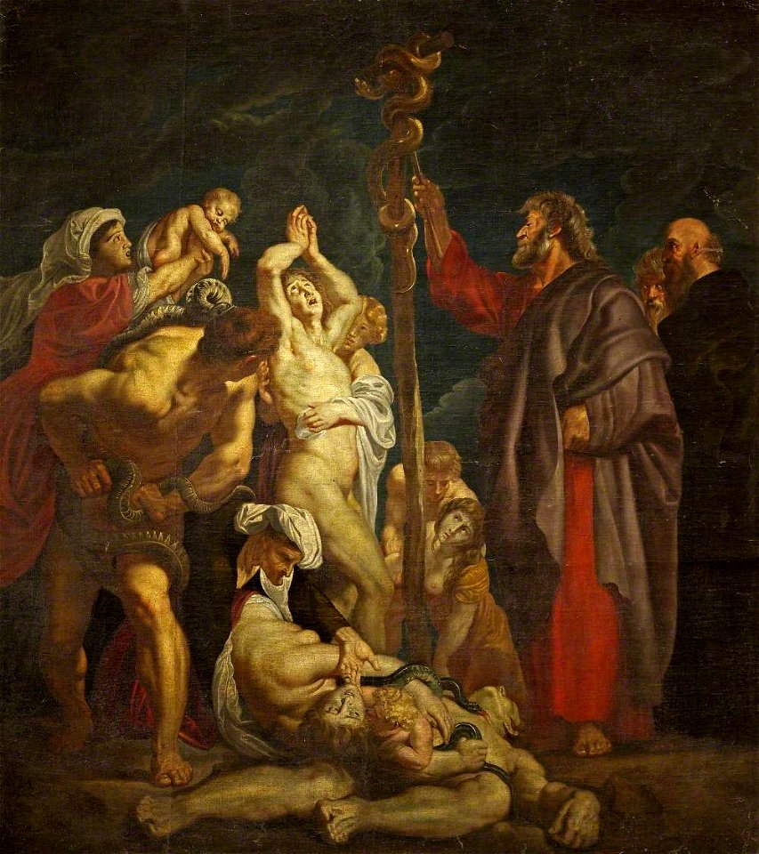 Peter Paul Rubens (1577-1640) (after) - Moses and the Brazen Serpent - 732085 - National Trust