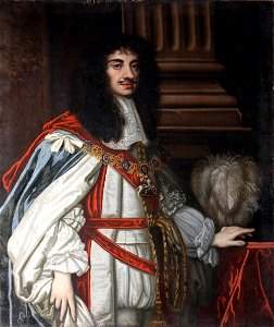 Peter Lely (1618-1680) (after) - Charles II (1630–1685), in Garter Robes - 1171155 - National Trust
