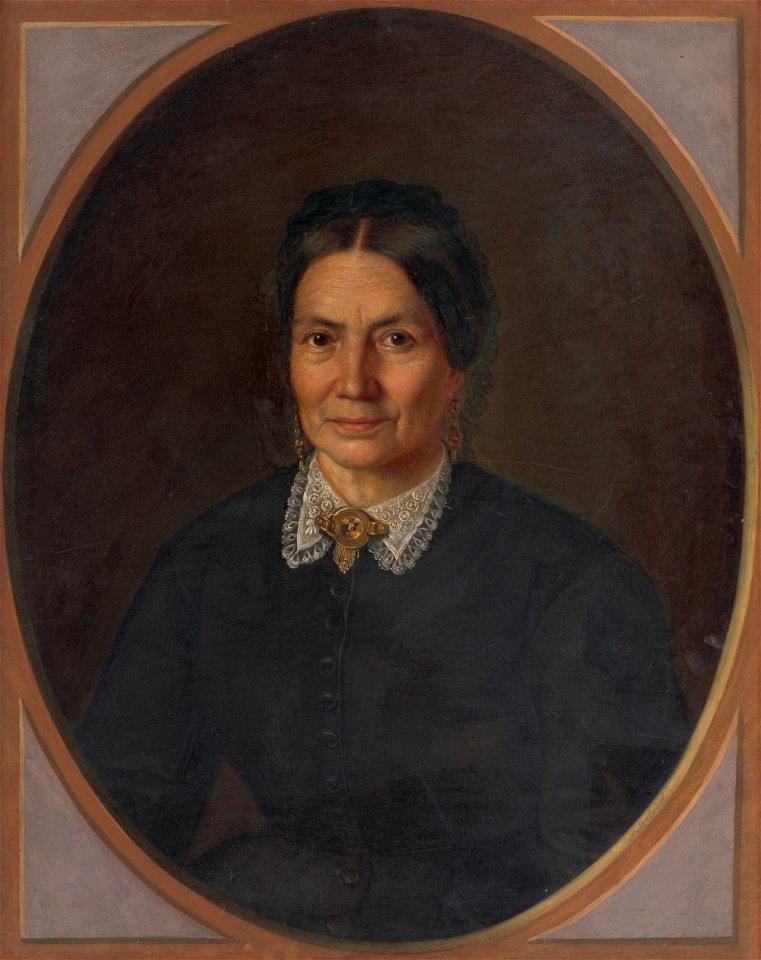 Peter Michal Bohúň - Podobizeň panej s bielym golierikom - O 470 - Slovak National Gallery