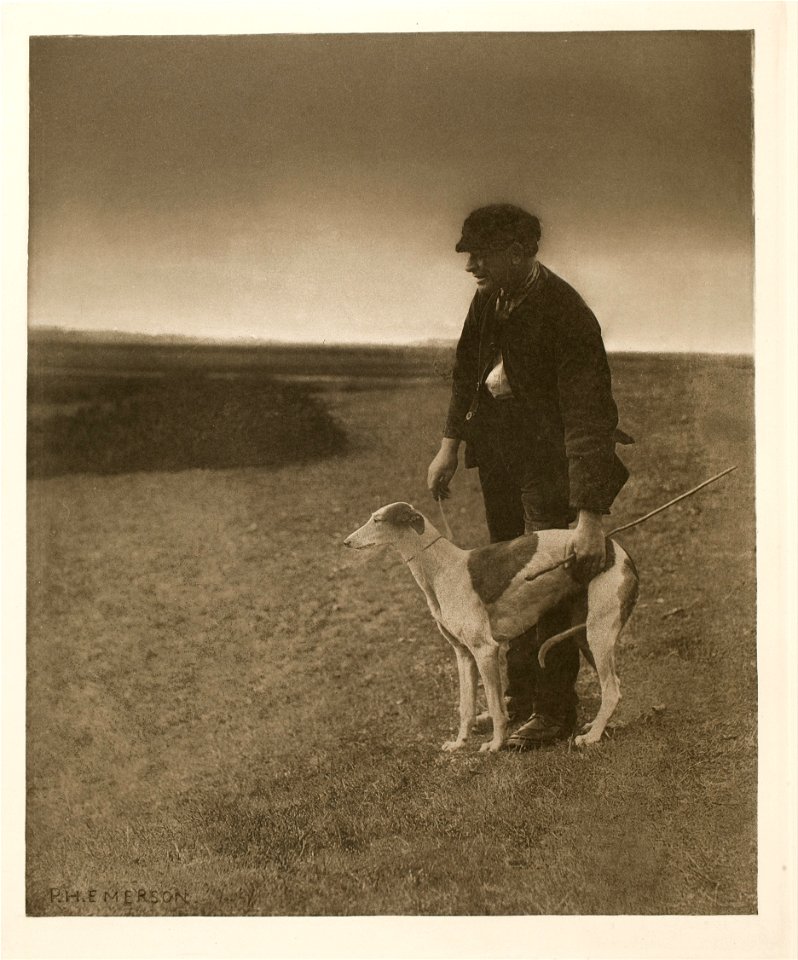 Peter Henry Emerson - The Poacher - A Hare in View - Google Art Project
