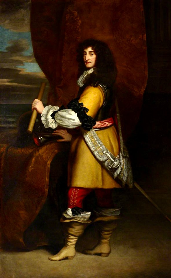 Peter Lely (1618-1680) (copy after) - Prince Rupert (1619–1682), 1st Duke of Cumberland and Count Palatine of the Rhine - BHC2990 - Royal Museums Greenwich