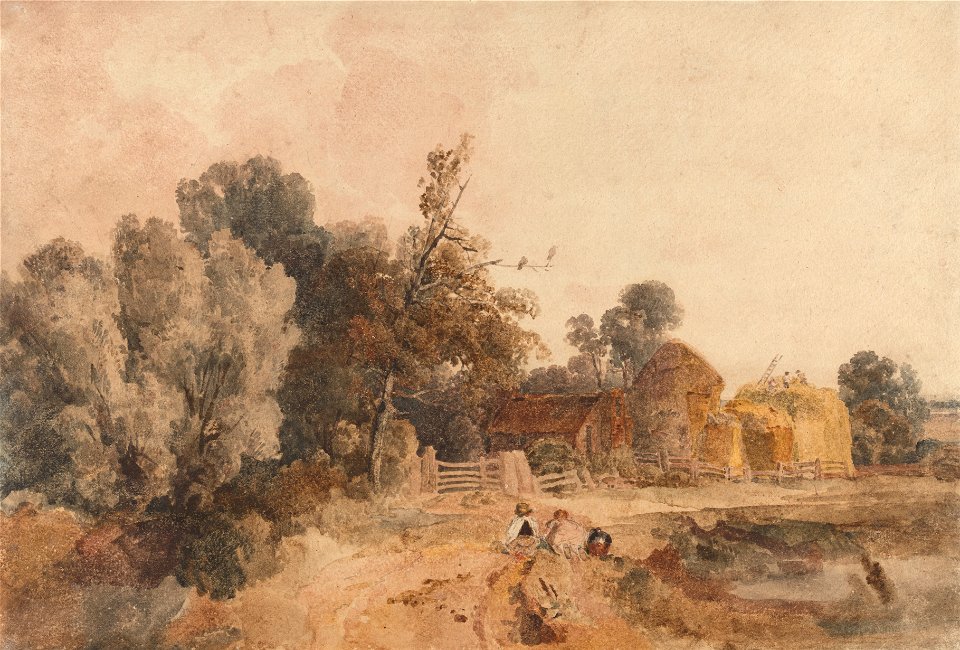 Peter DeWint - Harvest Time - Google Art Project