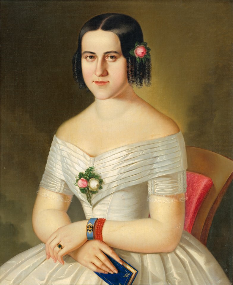 Peter Michal Bohúň - Podobizeň Kornélie Spanyikovej rod. Baintnerovej - O 1014 - Slovak National Gallery