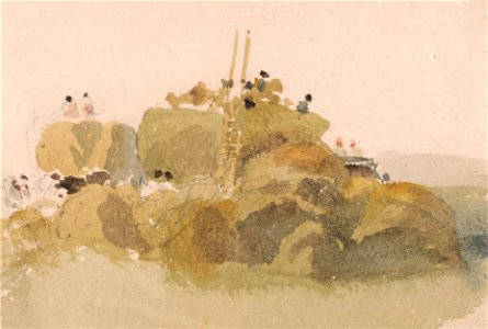 Peter DeWint - Building a Hayrick - Google Art Project