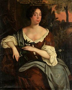 Peter Lely (1618-1680) (follower of) - Elizabeth Browne of Radford Hall, Lady Throckmorton of Fullbrook - 135627 - National Trust
