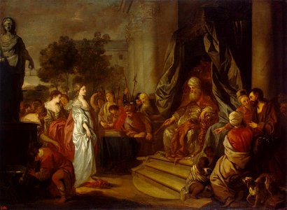 Peter Lely - Trial by Fire - WGA12649. Free illustration for personal and commercial use.