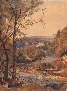 Peter DeWint - Barden Tower, Yorkshire - Google Art Project