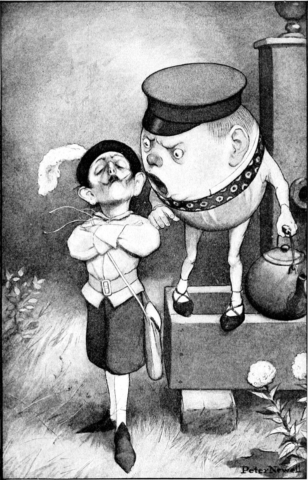 Peter Newell - Through the looking glass and what Alice found there 1902 - page 124