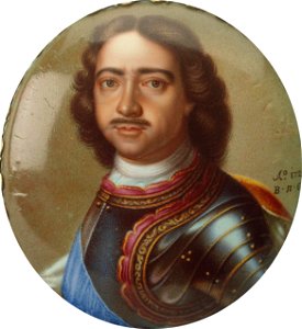 Peter I by Andrey Ovsov (1725, Hermitage)
