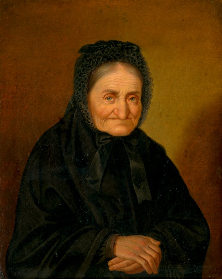 Peter Michal Bohúň - Portrét stareny - O 5298 - Slovak National Gallery