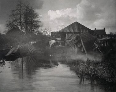 Peter Henry Emerson - A Norfolk Boatyard - Google Art Project