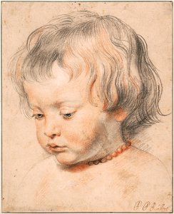 Peter Paul Rubens - Nicolaas Rubens Wearing a Coral Neckless, c. 1619 - Google Art Project