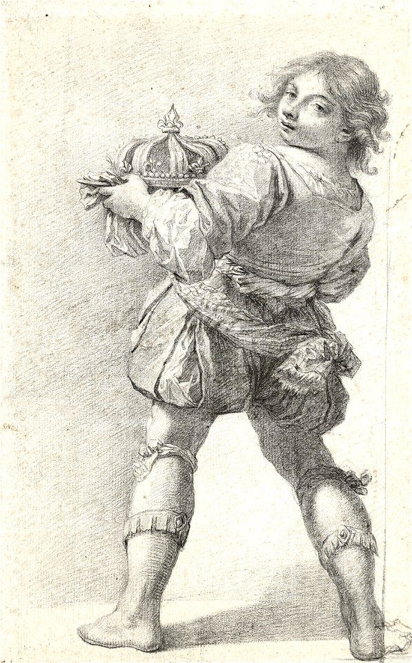 Peter Lely Page mit Krone