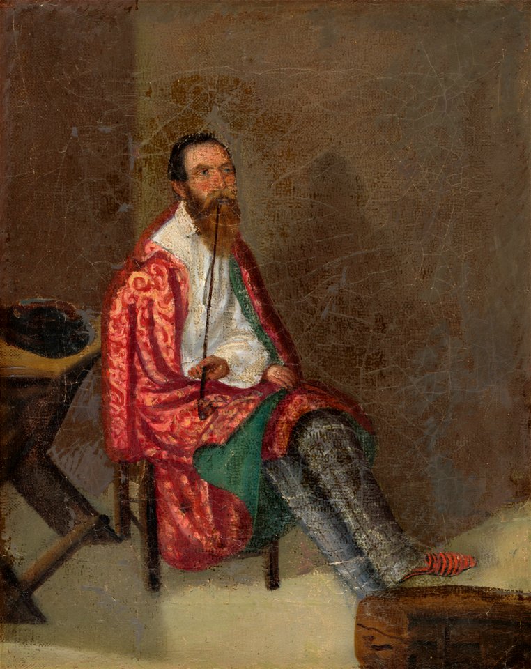 Peter Michal Bohúň - Pán Ján Varzély vo väzení - O 1092 - Slovak National Gallery