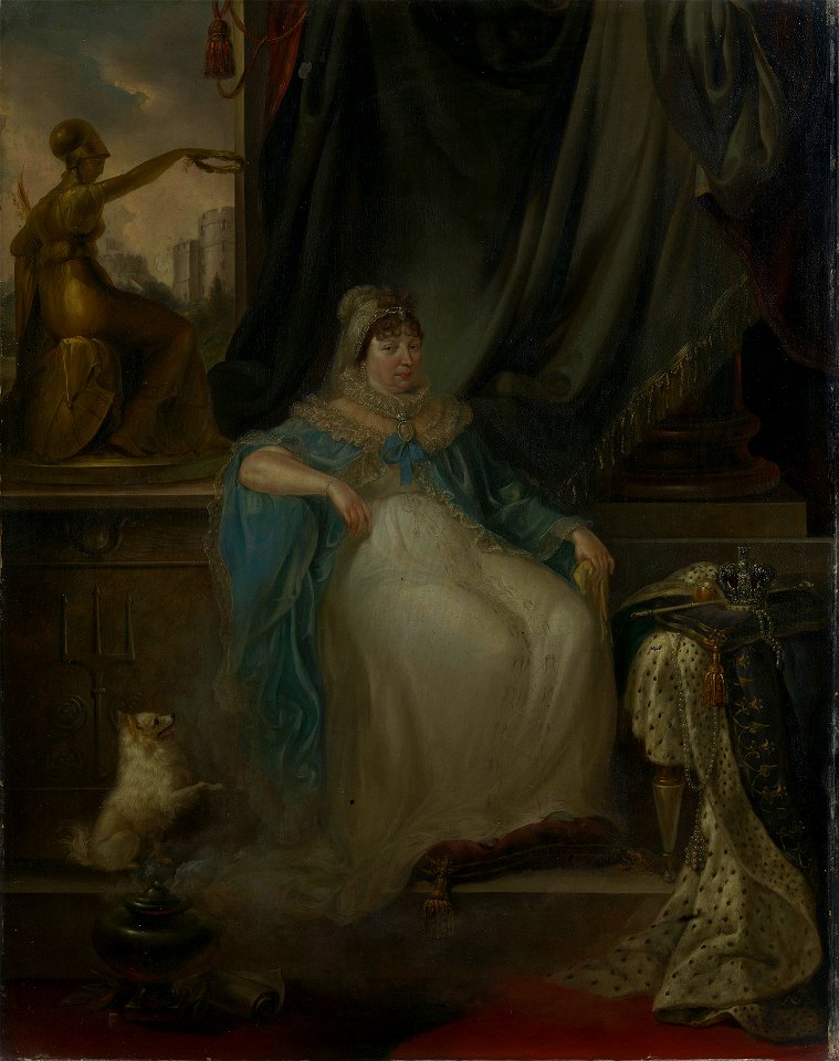 Peter Edward Stroehling (1768-c. 1826) - Queen Charlotte (1744-1818) - RCIN 404863 - Royal Collection