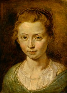Peter Paul Rubens (follower) Portrait of a Young Girl, possibly Clara Serena Rubens