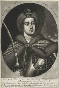 Peter I the Grean in Russian costume (engraving) 02