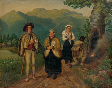 Peter Michal Bohúň - Plátenkári I. - O 73 - Slovak National Gallery
