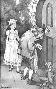 Peter Newell - Through the looking glass and what Alice found there 1902 - page 190. Free illustration for personal and commercial use.