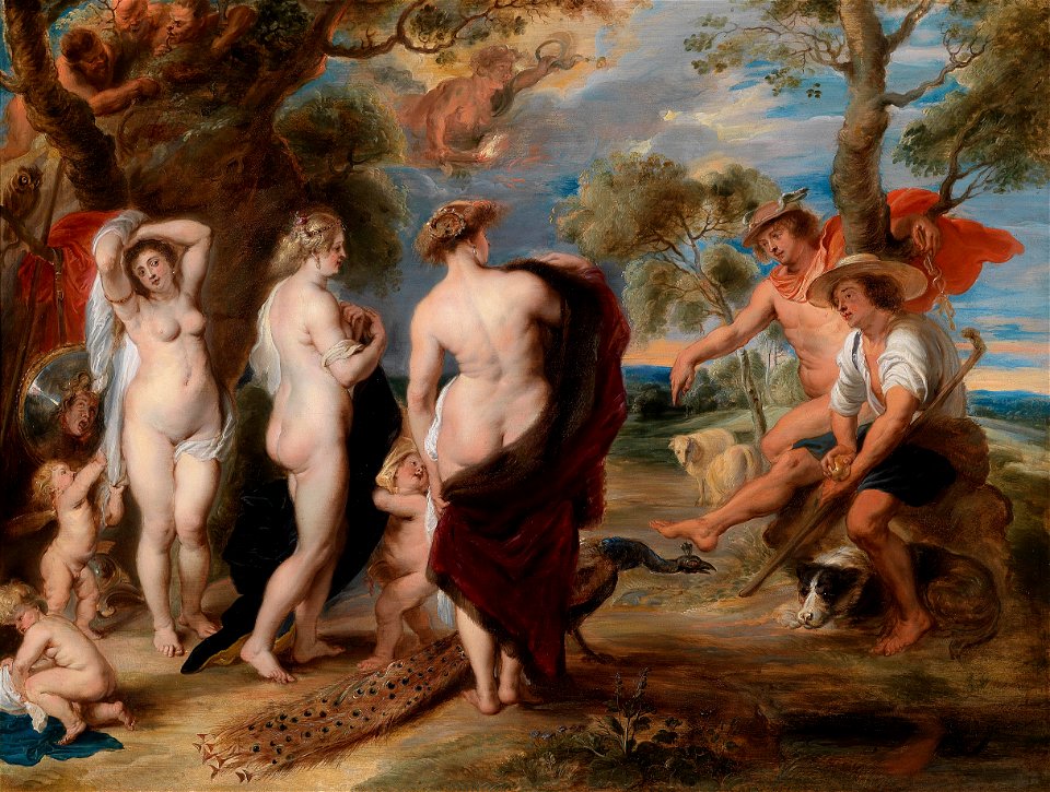 Peter Paul Rubens - The Judgment of Paris (1630s)