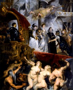 Peter Paul Rubens - The Landing of Marie de Médicis at Marseilles - WGA20337. Free illustration for personal and commercial use.