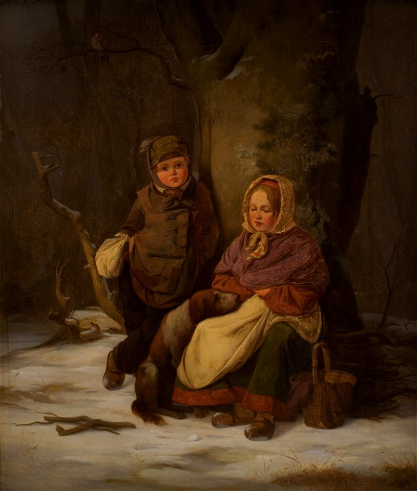 Peter Julius Larsen - To fattige børn - KMS503 - Statens Museum for Kunst