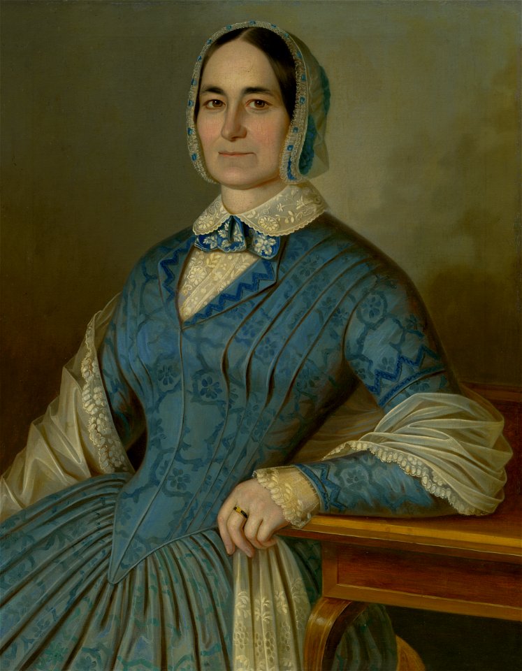 Peter Michal Bohúň - Podobizeň pani Revickej rod. Dávidovej - O 68 - Slovak National Gallery