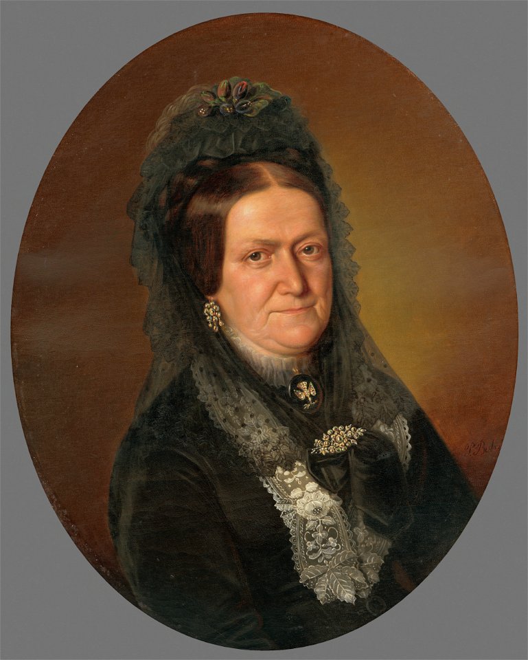 Peter Michal Bohúň - Podobizeň starej panej Ruhmannovej - O 392 - Slovak National Gallery