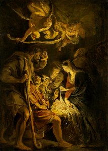 Peter Paul Rubens - Adoration of the Shepherds - WGA20426. Free illustration for personal and commercial use.