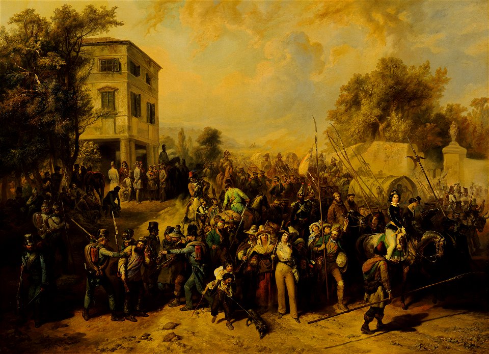 Peter Johann Nepomuk Geiger - Der Auszug der Römer aus Vicenza - 3018 - Kunsthistorisches Museum
