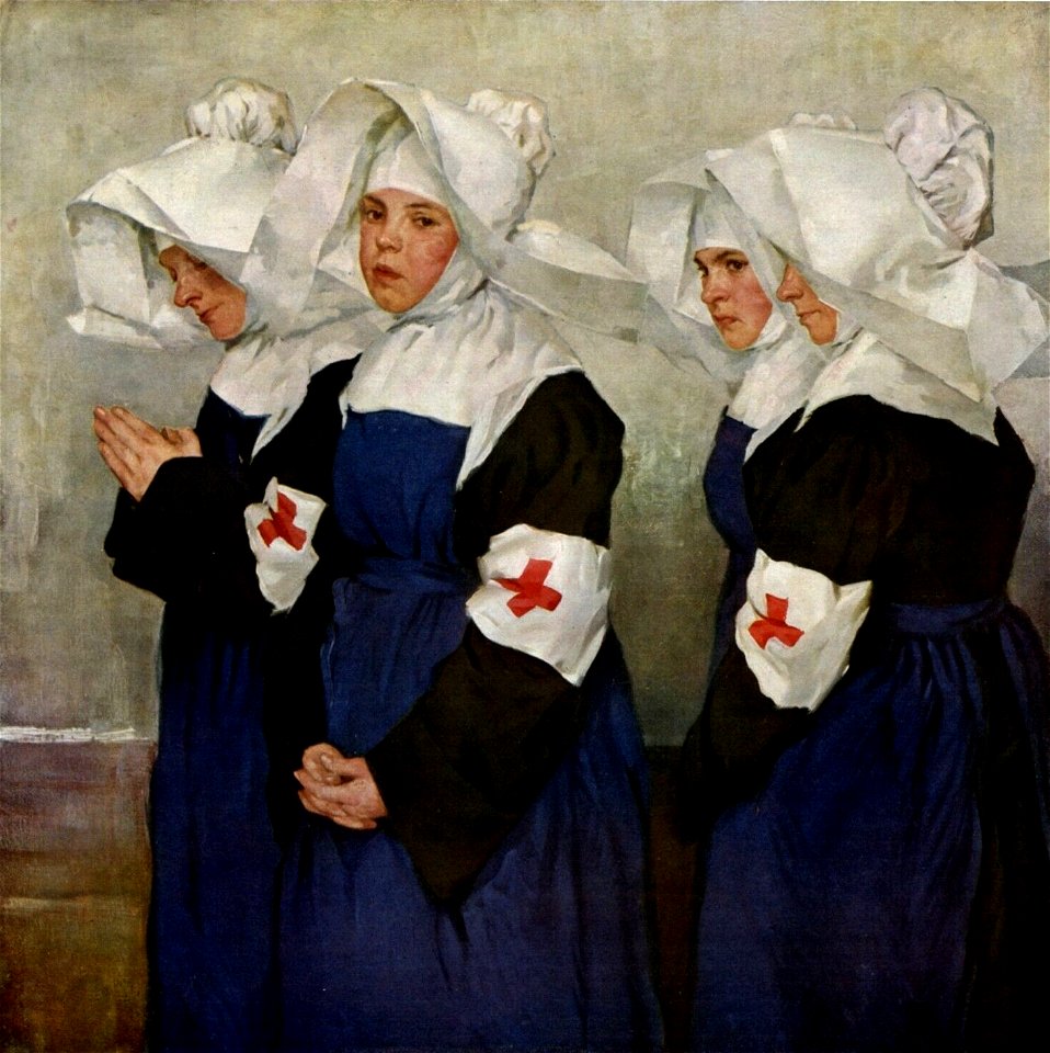 Peter Kálmán, Barmherzige Schwestern, Kunstdruck 1910