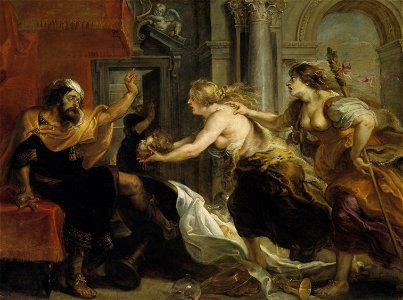 Peter Paul Rubens - Tereus Confronted with the Head of his Son Itylus - WGA20314. Free illustration for personal and commercial use.