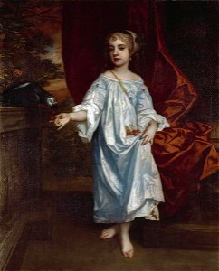 Peter Lely (1618-1680) - Girl with a Parrot - N01016 - National Gallery