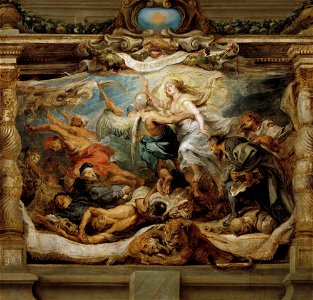 Peter Paul Rubens - De overwinning van de eucharistie over de ketterij - P001697 - Museo del Prado